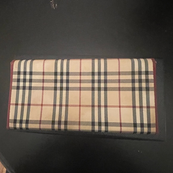 Burberry Long Canvas/Leather Wallet - Picture 2 of 7